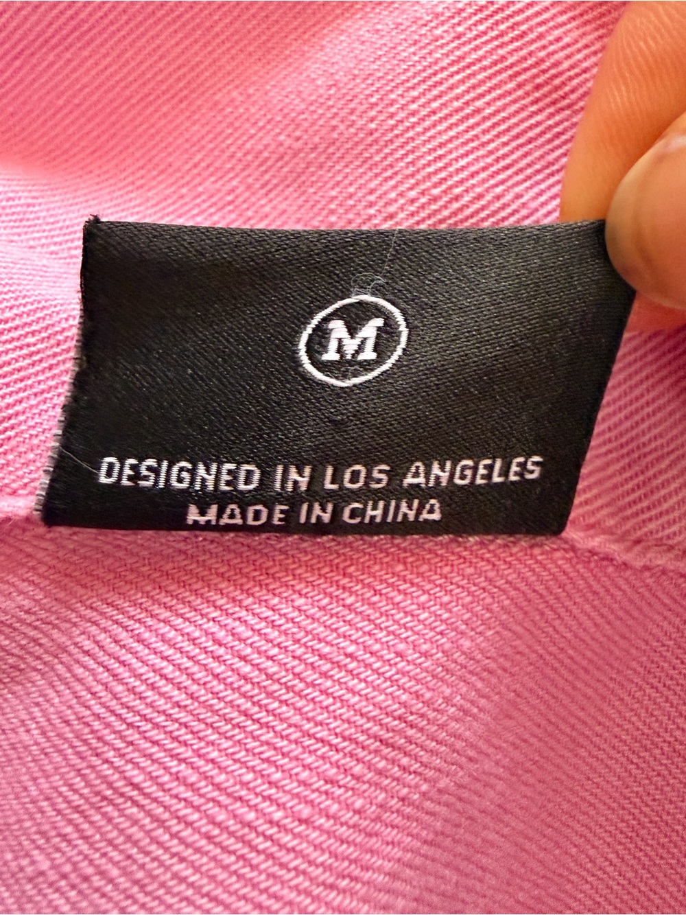 Miou Muse Pink Utility Jumpsuit with Tie Waist - Size Medium - Picture 11 of 11